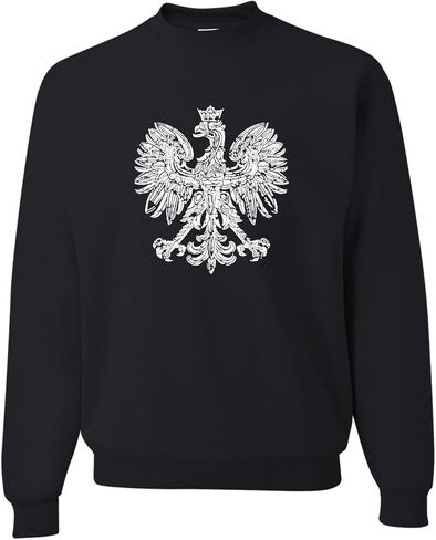 Go All Out Adult Polska Eagle Polish Pride Poland Sweatshirt Crewneck in Saudi Arabia