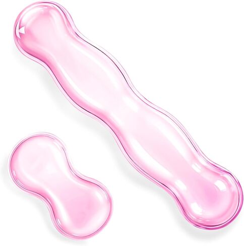 راحة معصم الهلام للوحة المفاتيح واضحة مضاد للانزلاق من لوحة فأر لطيف مريح من السيليكون الراحة معصم كمبيوتر مرتاح لوحة المفاتيح تخفيف المكاتب أو معصم الألعاب in Kuwait