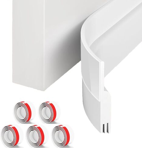 تحت الباب مسودة حظر الباب السفلي الختم سدادة الهواء السدادة تحت الباب الطقس بتجريد صوتية باب الختم 5 حزم 2 في × 39 باللون الأبيض in Kuwait