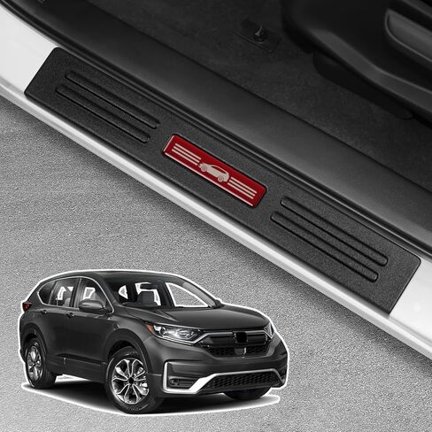 4PCS Door Sill Protector for Honda CRV 2025 2024 2023 Hybrid (Include HEV) Accessories Matte Black ABS Material Front and Rear Door Car Pedal Kick Protection in Kuwait