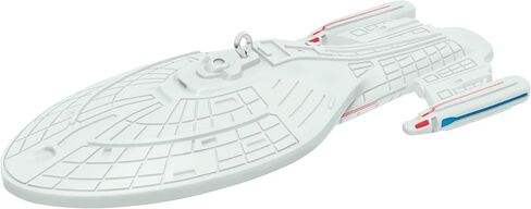 زينة عيد الميلاد الصغيرة من Hallmark Keepsake Star Trek (USS Voyager) مقاس 0.25 سم لشجرة الطاولة in Kuwait