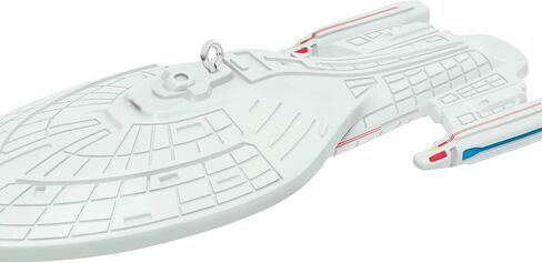 زينة عيد الميلاد الصغيرة من Hallmark Keepsake Star Trek (USS Voyager) مقاس 0.25 سم لشجرة الطاولة in Kuwait