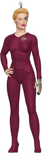 زينة عيد الميلاد الصغيرة من Hallmark Keepsake Star Trek (USS Voyager) مقاس 0.25 سم لشجرة الطاولة in Kuwait