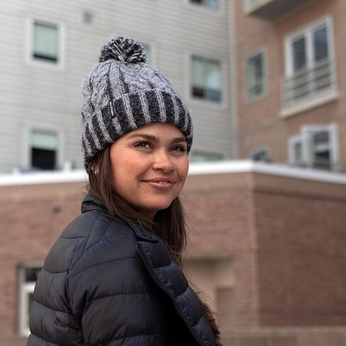 Turtle Fur Women's Emma Recycled Winter Pom Beanie in Saudi Arabia
