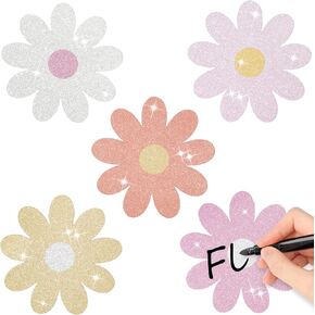 Pink Bow Glitter Cutouts - 100Pcs Bow Knot Theme Paper Cuts Coquette Pink Paper Accent Cut-Out for Valentine's Day Girls Party Home Bedroom Nursery Classroom Bulletin Border Baby Shower Wall Decors in Kuwait