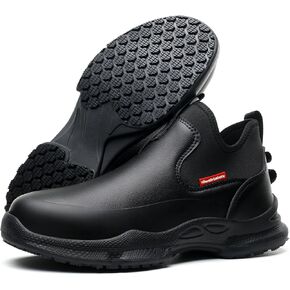 Hiwell Chef Shoes Waterproof Oilproof Comfortable Anti Slip Shoes for Men, Food Service Chef Kitchen Non Slip Work Shoe in Saudi Arabia