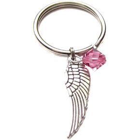 Archangel Jophiel Angel Wing Charm Crystal Keychain, Bag Charm, Angel Gifts in Saudi Arabia