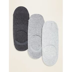 Old Navy No-Show Sneaker Socks 3-Pack - Shades of Gray in Saudi Arabia