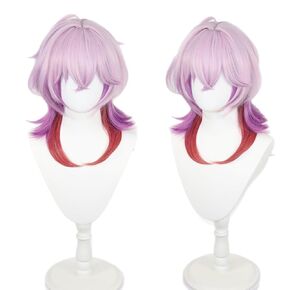 Varesa Cospaly Wig -Pink and Green Wig with Bangs for Women's Parties and Halloween in Kuwait