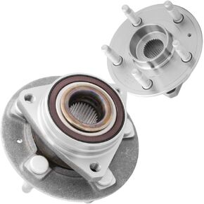 QJZ [2-Pack] 512332 Rear Wheel Hub Assembly Compatible with [FWD ONLY] [Chrysler] 2011-14 200, 2007-10 Sebring, [Dodge] 2008-14 Avenger, 2007-12 Caliber, [Jeep] 2007-17 Compass, 2007-17 Patriot in Kuwait