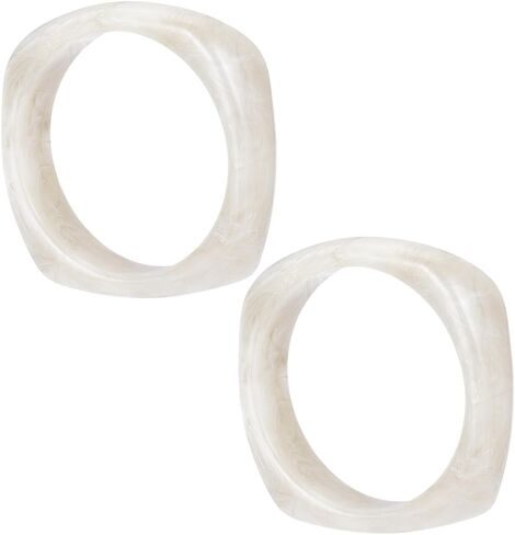 UNICRAFTALE Acrylic Resin Bangle Retro Wide Geometric Bracelets Fashion Wrap Bracelet Colorful Irregular Wrists Bracelets Transparent Square Bracelet for Women in Saudi Arabia
