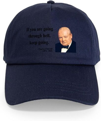 قبعة بيسبول CafePress Winston Churchill 6 قابلة للتعديل in Kuwait
