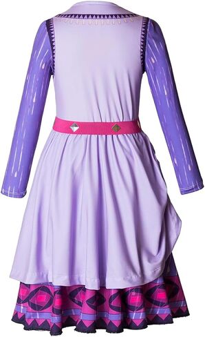 Ruikajia Wish Asha Cosplay Costume | Wish Princess Costume Outfit for Girls Kids in Saudi Arabia