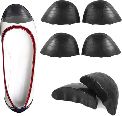 6pcs Shoe Inserts, Toe Cushion Fillers Make Shoes Fit Reusable Shoe Filler Half Insoles for Women Men Too Big Shoes Loose (Black, Round) in Saudi Arabia