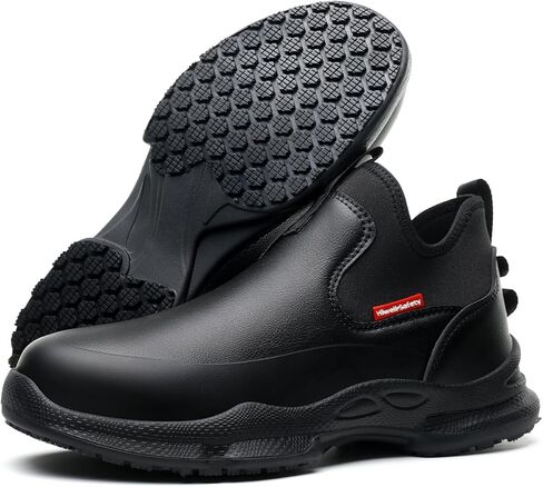 Hiwell Chef Shoes Waterproof Oilproof Comfortable Anti Slip Shoes for Men, Food Service Chef Kitchen Non Slip Work Shoe in Saudi Arabia