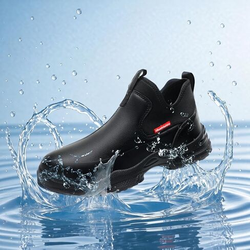 Hiwell Chef Shoes Waterproof Oilproof Comfortable Anti Slip Shoes for Men, Food Service Chef Kitchen Non Slip Work Shoe in Saudi Arabia