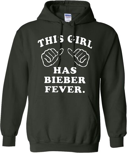 This Girl Has Bieber Fever Hoodie Justin Sweatshirt Adult in Saudi Arabia
