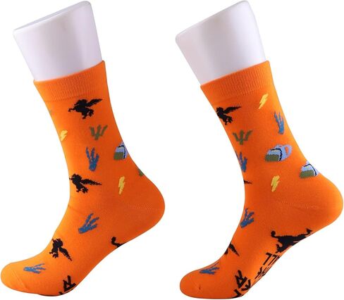 PXTIDY 2 Pairs Camp Half Blood Gift Seven Half Bloods Shall Answer The Call Socks Camp Jupiter Gifts Percy-J Lovers Socks in Saudi Arabia