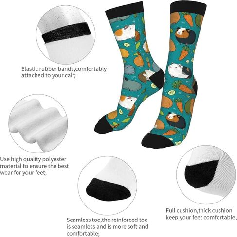 Aiojool Funny Novelty Socks Crazy Crew Socks Casual Dress Socks For Women Men in Saudi Arabia