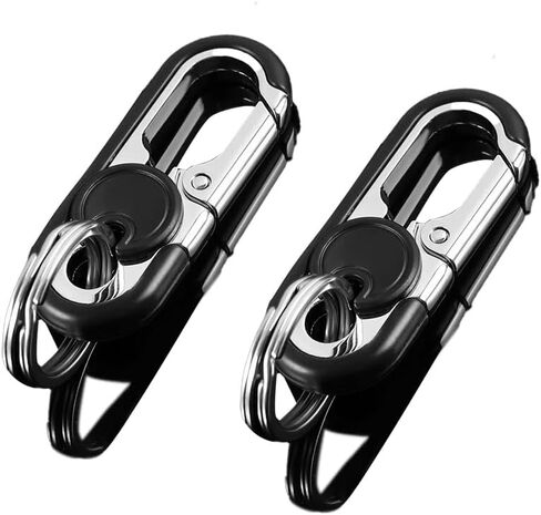 2pcs men's car keychain, personalised creative stainless steel men's car keychain in Saudi Arabia