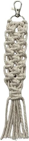 Handmade Macrame Keychains – Boho Bridal Shower Favors, Custom Key Chains Gift in Kuwait