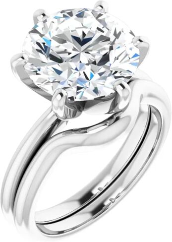 5 Carat Lab Grown Diamond Engagement Ring Six Prong in Saudi Arabia