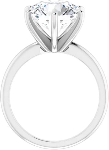 5 Carat Lab Grown Diamond Engagement Ring Six Prong in Saudi Arabia
