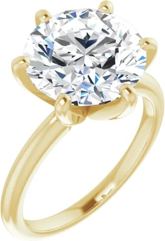 5 Carat Lab Grown Diamond Engagement Ring Six Prong in Saudi Arabia