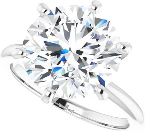 5 Carat Lab Grown Diamond Engagement Ring Six Prong in Saudi Arabia
