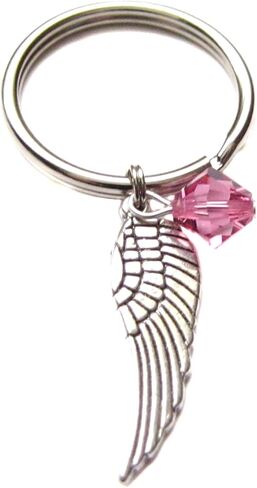 Archangel Jophiel Angel Wing Charm Crystal Keychain, Bag Charm, Angel Gifts in Saudi Arabia