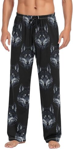 vvfelixl Mens Pajama Pants Colorfull Jelly Fish Men's Pajama Bottoms Sleep Lounge Pj Pants for Men Drawstring Pockets S-XXL in Saudi Arabia