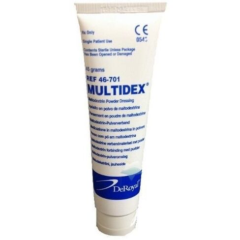Multidex? Maltodextrin Wound Dressing-Style: Powder Packaging: 45 g Tube - Each 1 in Saudi Arabia