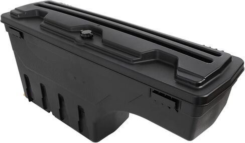 SCITOO Truck Bed Storage Tool Box Fit 180° Rotating Tool Box Fit For Ford F-250 F-350 F-450 Super Duty 2017-2022 Left Side Waterproof Black in Kuwait