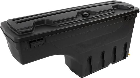 SCITOO Truck Bed Storage Tool Box Fit 180° Rotating Tool Box Fit For Ford F-250 F-350 F-450 Super Duty 2017-2022 Left Side Waterproof Black in Kuwait