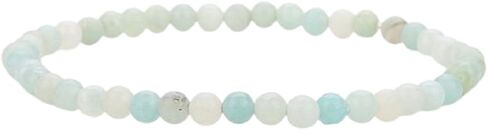 Handmade 4mm Tiny Beads Bracelet – Natural Healing Stone Beads for Yoga, Mala, and Bohemian Stacking – Stretch Bracelet for Men and Women in Saudi Arabia
