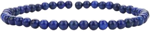 Handmade 4mm Tiny Beads Bracelet – Natural Healing Stone Beads for Yoga, Mala, and Bohemian Stacking – Stretch Bracelet for Men and Women in Saudi Arabia