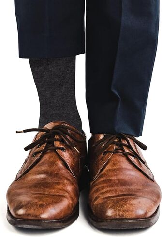 WeciBor 36 Pairs Bulk Dress Socks for Men & Women - Seamless Thin Breathable Cozy Cotton Formal Business Socks in Saudi Arabia