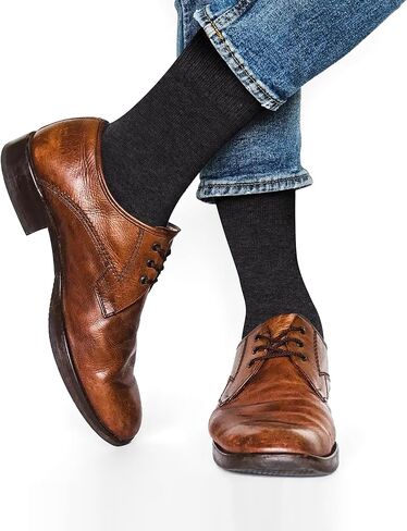WeciBor 36 Pairs Bulk Dress Socks for Men & Women - Seamless Thin Breathable Cozy Cotton Formal Business Socks in Saudi Arabia