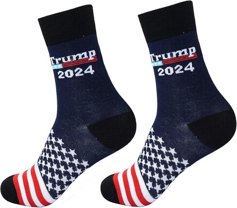 Axxnism ​​مضحك ترامب 2024 الجوارب دعونا نذهب براندون الجوارب الجدة الجوارب لطيف هدية الكريسماس تخزين المواد in Kuwait