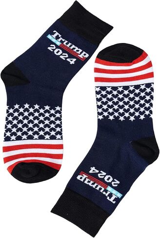 Axxnism ​​مضحك ترامب 2024 الجوارب دعونا نذهب براندون الجوارب الجدة الجوارب لطيف هدية الكريسماس تخزين المواد in Kuwait