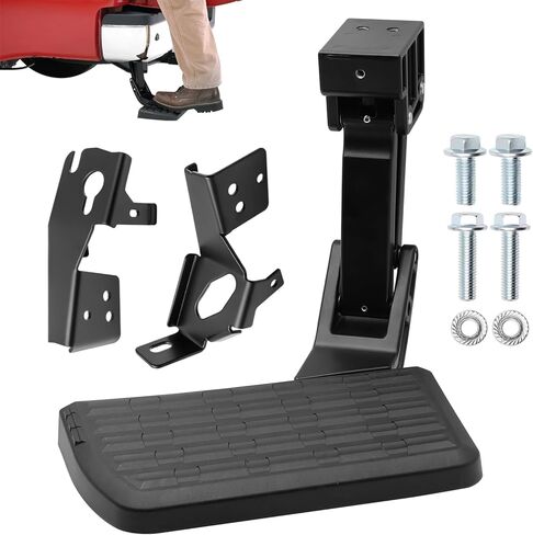Bed Step,Truck Side Step,Retractable Step Compatible with 23-25 Ford F-250 F-350 F450 F550 Super Duty, Driver Left Side, Folding Truck Step Replace VPC3Z-17A958-D in Kuwait