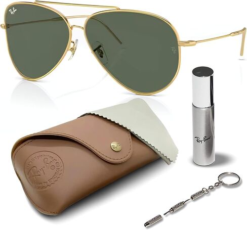 نظارات شمسية راي بان RBR0101S افياتور ريفيرس على شكل طيار للرجال والنساء مع مجموعة نظارات رايبان الرسمية in Kuwait
