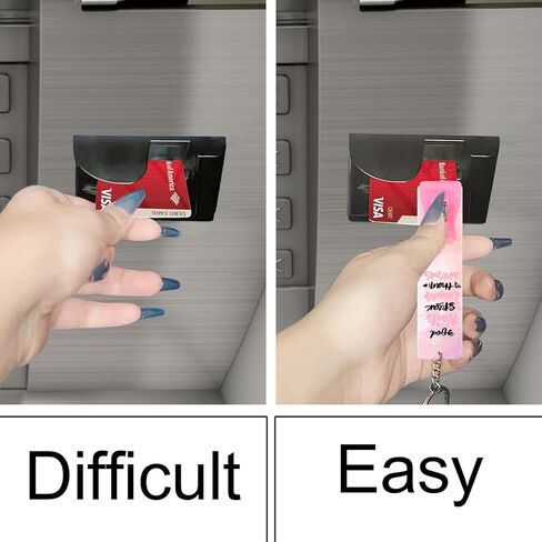 ZYTONGMAO 3PCS New Card Grabber for Long Nails 2026, Cute Debit Credit Card Puller Bank ATM Keychain Women with Plastic Clip in Saudi Arabia