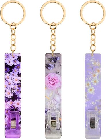 ZYTONGMAO 3PCS New Card Grabber for Long Nails 2026, Cute Debit Credit Card Puller Bank ATM Keychain Women with Plastic Clip in Saudi Arabia