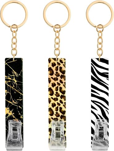 ZYTONGMAO 3PCS New Card Grabber for Long Nails 2026, Cute Debit Credit Card Puller Bank ATM Keychain Women with Plastic Clip in Saudi Arabia