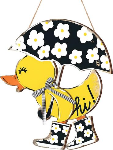 Menkxi Easter Wreath Door Hanger for Front Door Easter Bunny Signs with Bow Bunny Wreath Decor Rustic Spring Wooden Hanging Decorations for Wall Home Indoor Outdoor, 16 X11 Inch in Saudi Arabia