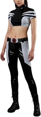 CosFantasy Womens Laura Kinney Cosplay Costume Hero Suit Two-Piece Costume Tops Pants FY0080 in Kuwait
