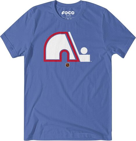 تي شيرت رجالي بأكمام قصيرة يحمل شعار فريق NHL Retro من FOCO in Kuwait
