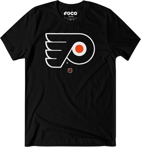 تي شيرت رجالي بأكمام قصيرة يحمل شعار فريق NHL Retro من FOCO in Kuwait