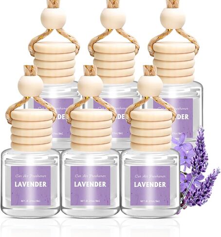 معطر الهواء Aroic للنساء ، 6 حزمة ناشر معطر الهواء ، معلق عطر الهواء العطر العطر العطر الأساسي ، العطور الطويلة التي تدوم الروائح الملحقات بالسيارة الداخلية للجنسين in Kuwait